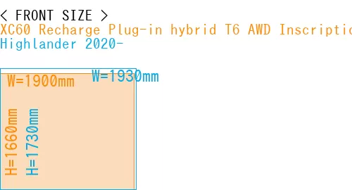 #XC60 Recharge Plug-in hybrid T6 AWD Inscription 2022- + Highlander 2020-